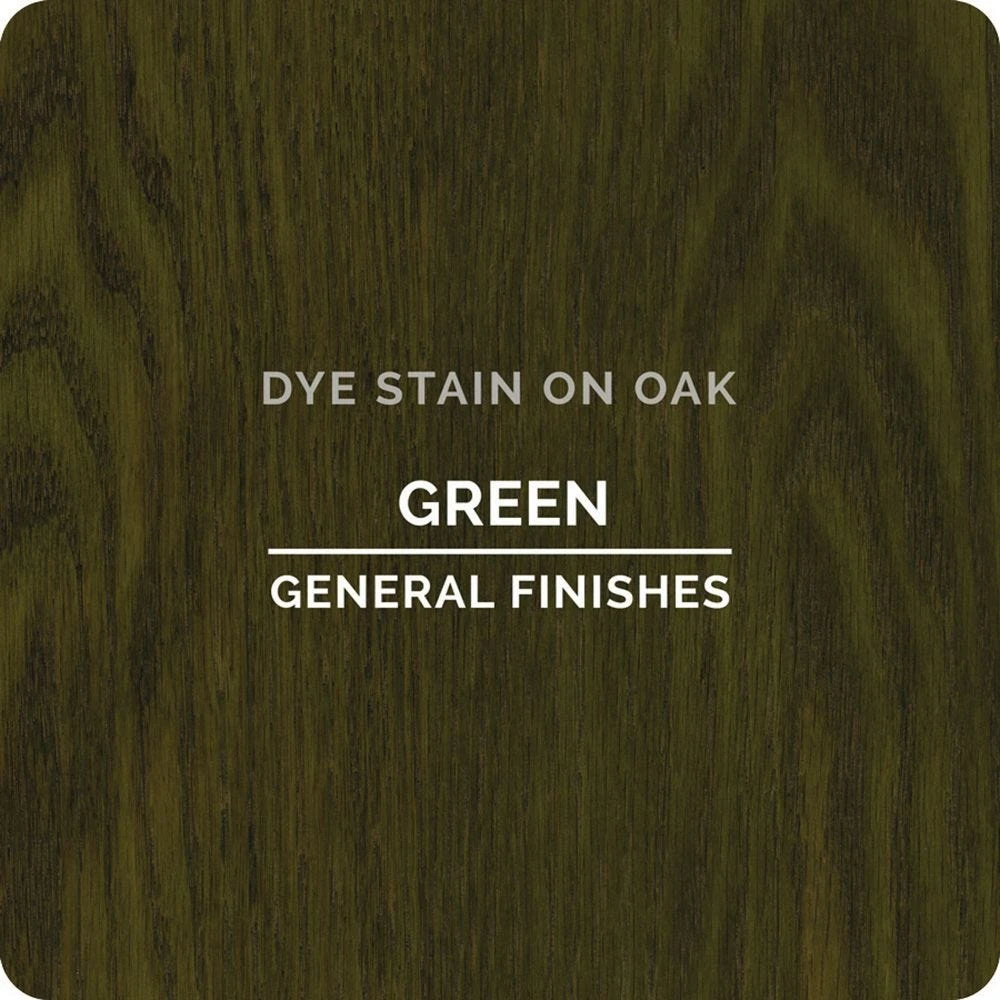 General Finishes Water Based Dye Stain, Green, Pint 3 General Finishes Water Based Dye Stain, Green, Pint