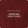 General Finishes Water Based Dye Stain, Empire Red, Pint 1 General Finishes Water Based Dye Stain, Empire Red, Pint -Mylands Store 22902 01 1000