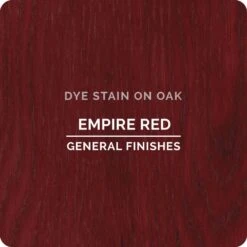 General Finishes Water Based Dye Stain, Empire Red, Pint