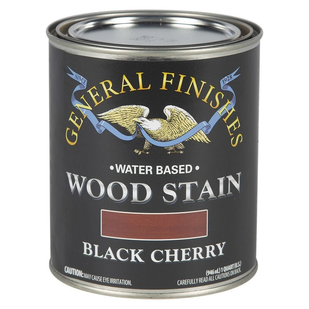 General Finishes Water Based Wood Stain, Black Cherry 3 General Finishes Water Based Wood Stain, Black Cherry