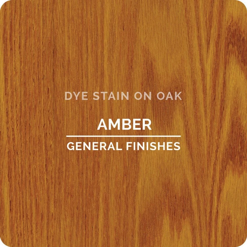General Finishes Water Based Dye Stain, Amber, Pint 3 General Finishes Water Based Dye Stain, Amber, Pint