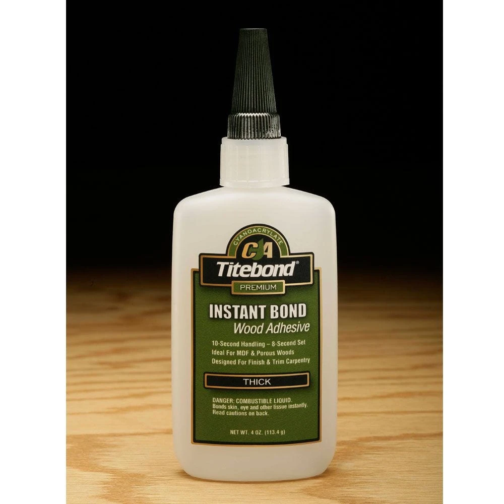 Titebond Instant Bond Wood Adhesive - Thick Viscosity 3 Titebond Instant Bond Wood Adhesive - Thick Viscosity