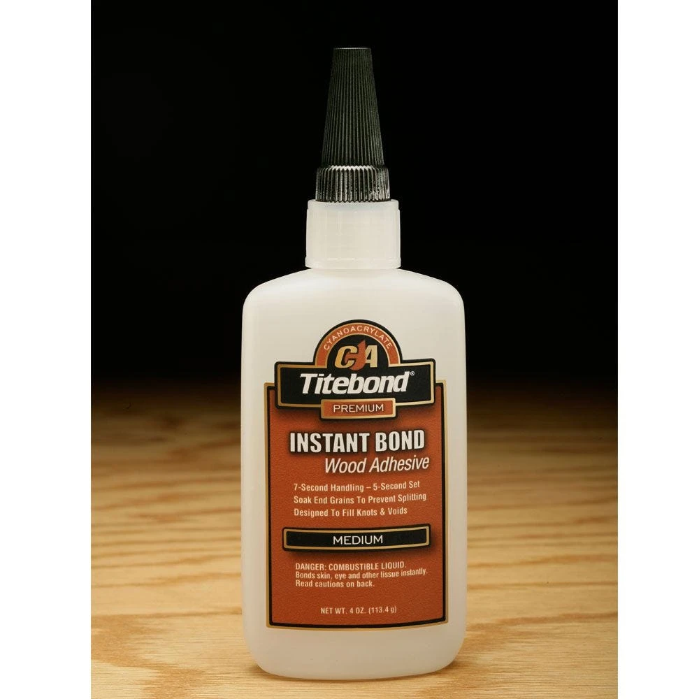 Titebond Instant Bond Wood Adhesive - Medium Viscosity 3 Titebond Instant Bond Wood Adhesive - Medium Viscosity