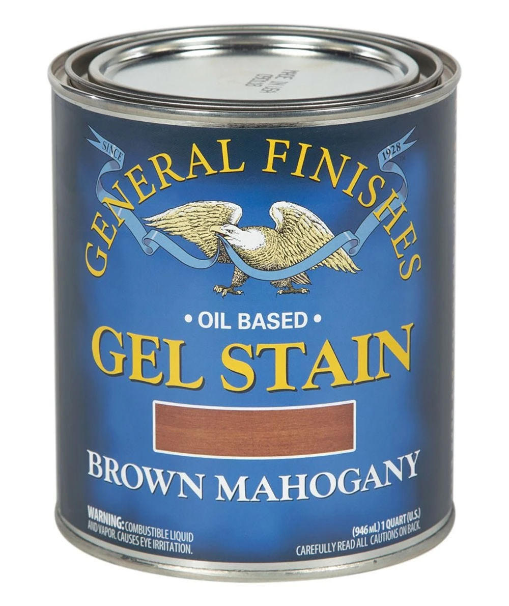 General Finishes Gel Stain, Brown Mahogany 4 General Finishes Gel Stain, Brown Mahogany - Image 2