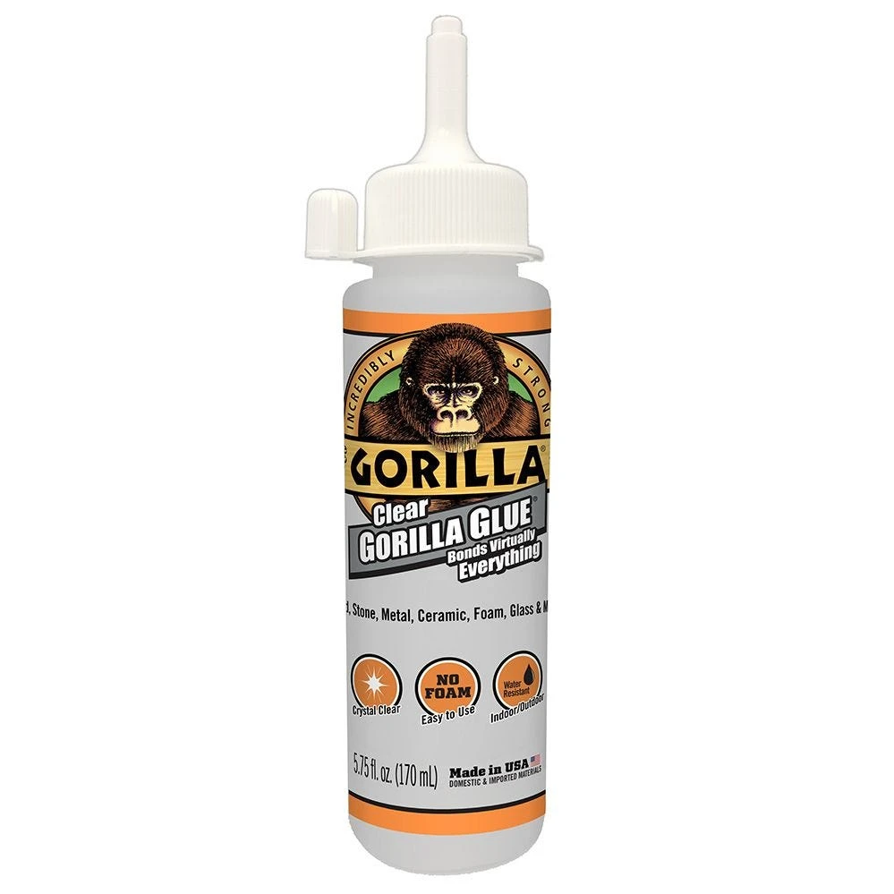 Clear Gorilla Glue, 5.75 Oz. 3 Clear Gorilla Glue, 5.75 Oz.