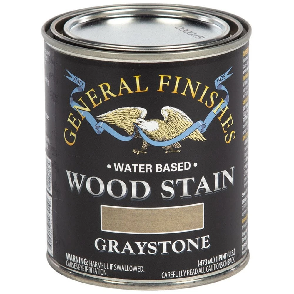 General Finishes Water-Based Wood Stain, Graystone 3 General Finishes Water-Based Wood Stain, Graystone